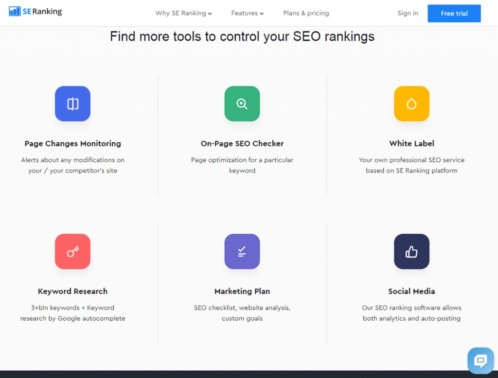 SE Ranking Google Rank Checker