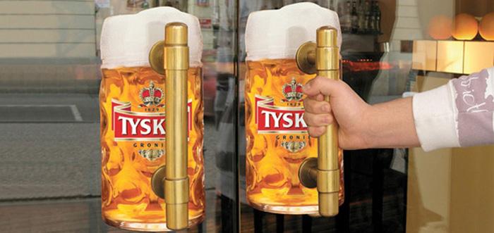 Партизанский маркетинг пивной бренд Tyskie