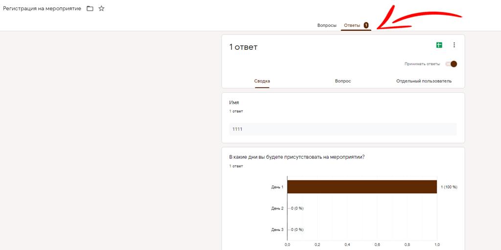 Как узнать ответы Гугл-формы 